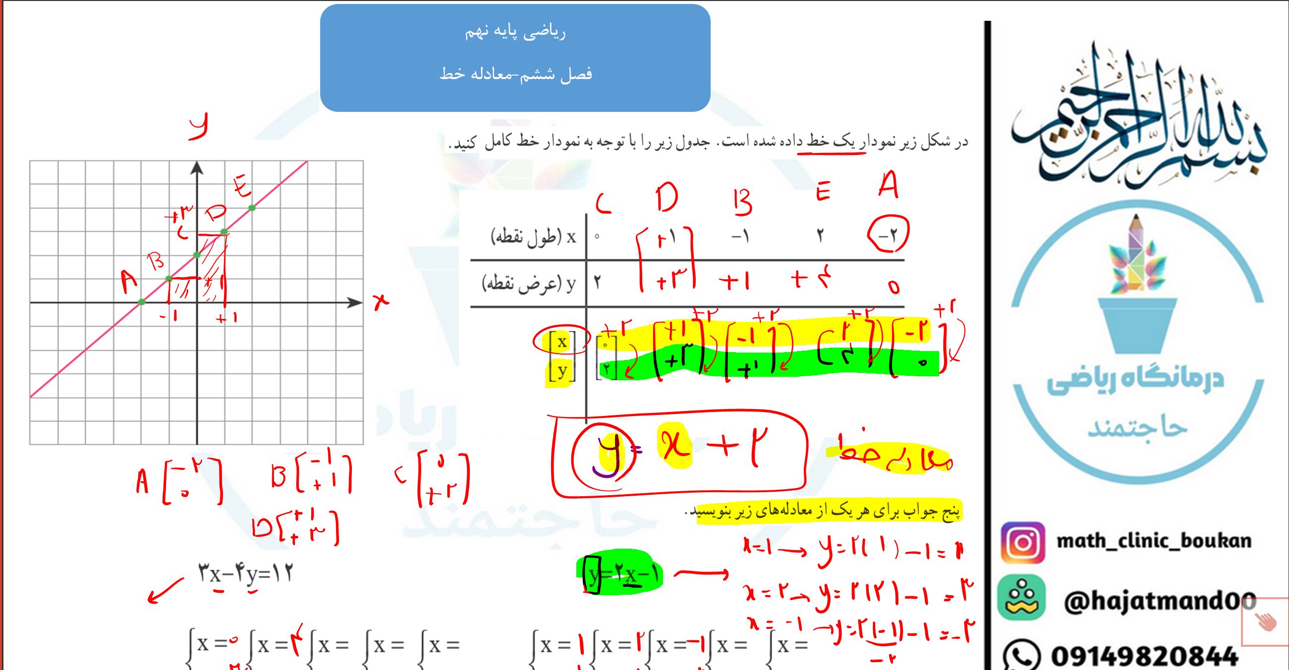 ریاضی پایه هشتم-فصل ششم-نوشتن اجزای متناظر در شکلهای همنهشت
